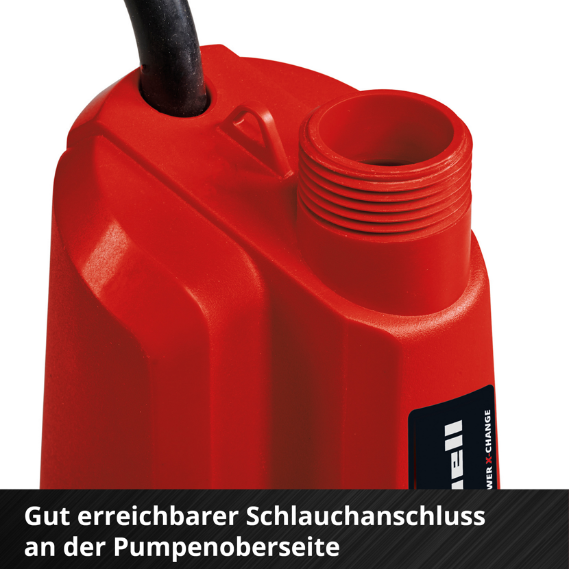 Akku-Tauchdruck- und Regenfasspumpe 'GE-PP 18 RB Li' Power X-Change 18 W 3000 l/h