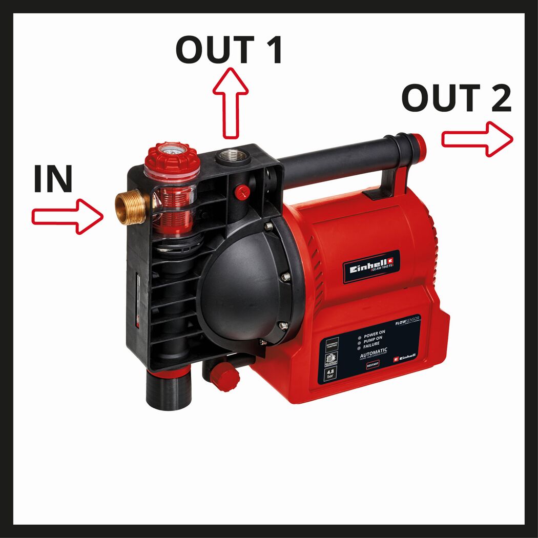 Hauswasserautomat 'GE-AW 1042 FS' 1050 W 4200 l/h