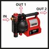 Hauswasserautomat 'GE-AW 1246 N FS' 1200 W 4600 l/h
