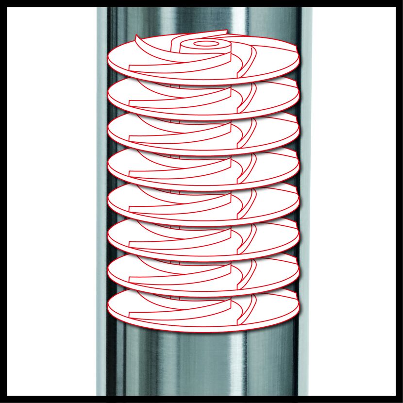 Mehrstufige Kreiselpumpe