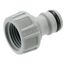 Hahnverbinder 'Original' 21 mm (1/2") grau