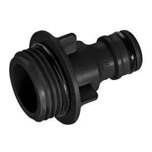 Regner-Anschlussstück schwarz 3/4"