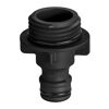 Regner-Anschlussstück schwarz 3/4"
