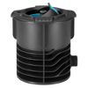 Schwarze Wassersteckdose Pipeline