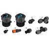 Bewässerungs-Set 'Pipeline' 19 mm (3/4") mit 2 Wassersteckdosen