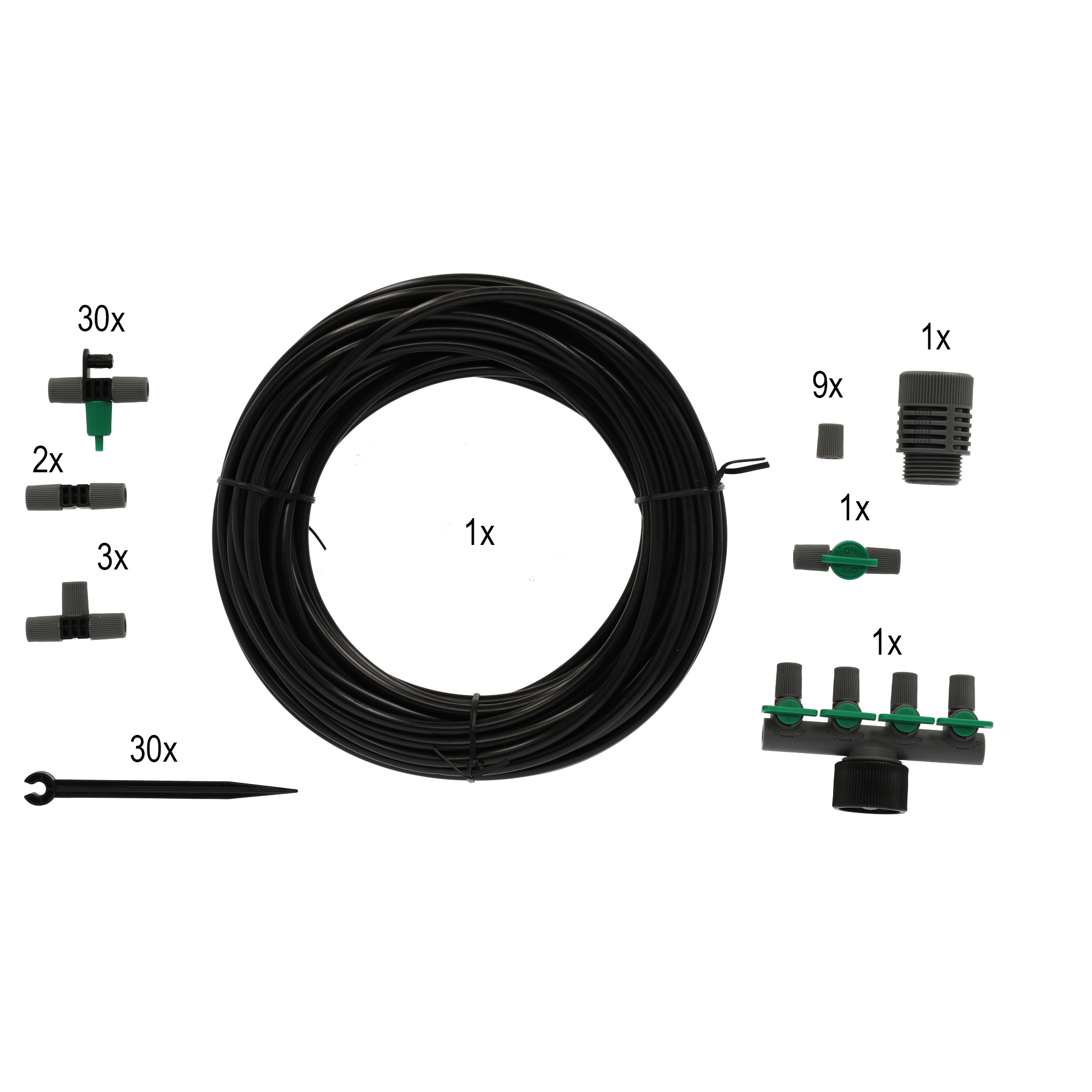 Tropfbewässerungs-Set L bis 30 Pflanztöpfe