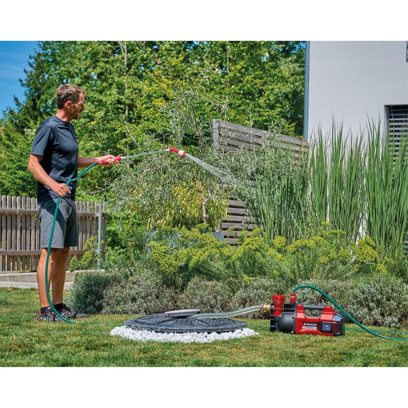 Akku-Gartenpumpe 'Aquinna 36/38 F LED' 3800 l/h ohne Akku