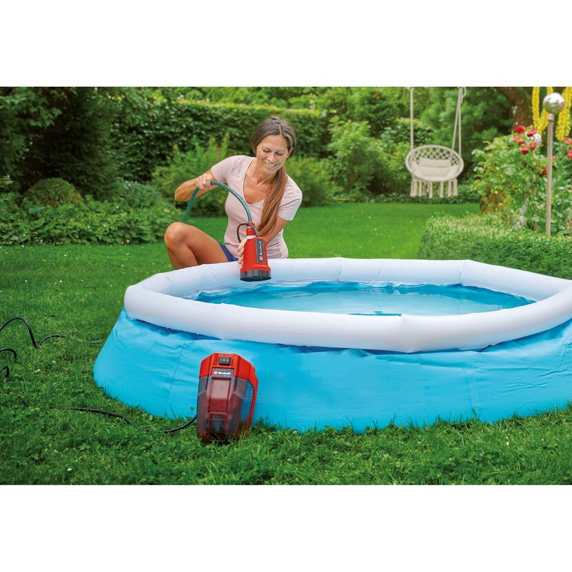 Akku-Klarwasserpumpe 'GE-SP 18 LL Li - Solo' 4500 l/h ohne Akku und Ladegerät