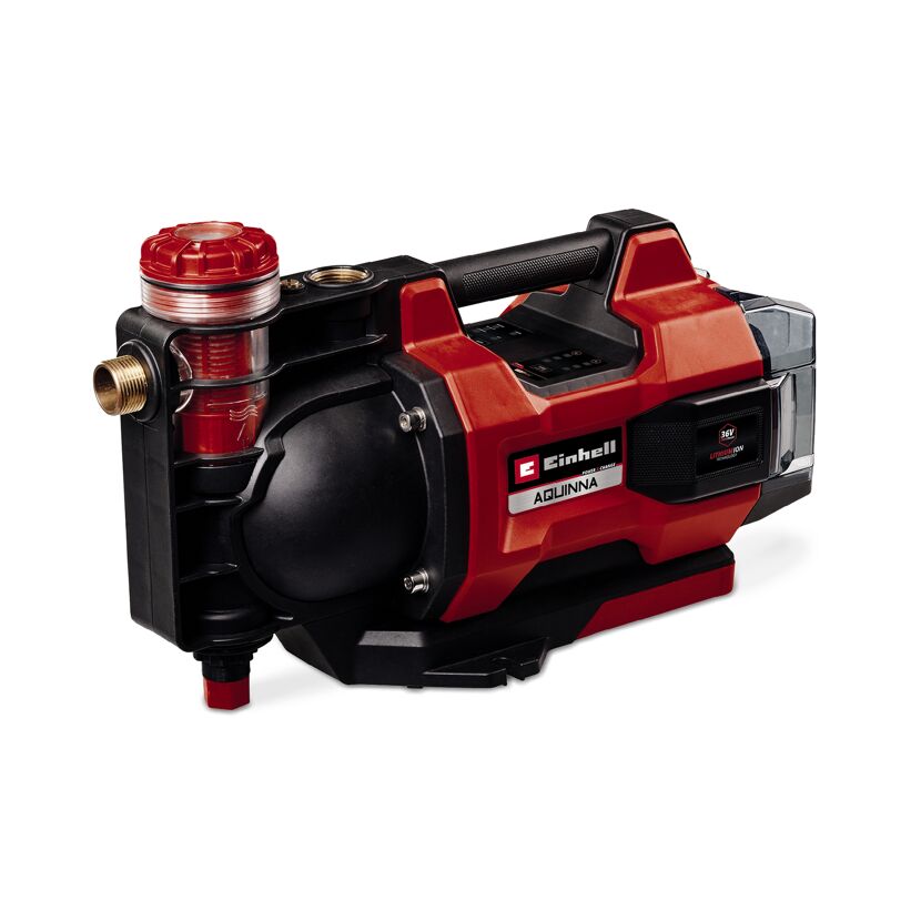 Akku-Gartenpumpe 'Aquinna 36/38 F LED automatic' 3800 l/h ohne Akku und Ladegerät