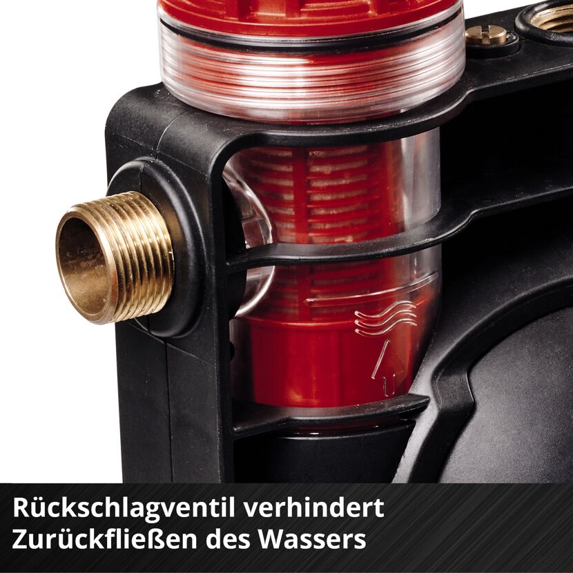 Akku-Gartenpumpe 'Aquinna 36/38 F LED automatic' 3800 l/h ohne Akku und Ladegerät