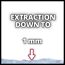 Extraktion bis 1 mm