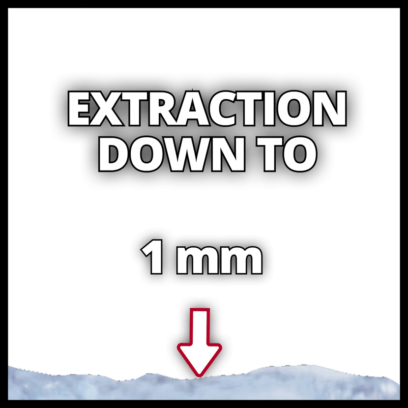 Extraktion bis 1 mm