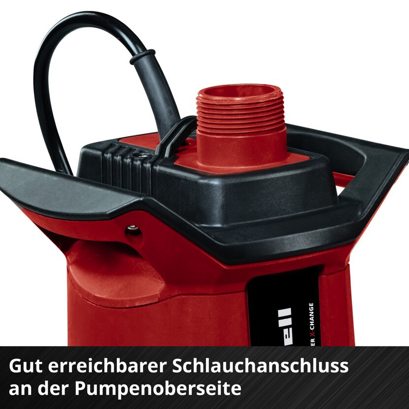 Akku-Schmutzwasserpumpe 'GE-DP 18/25 LL Li - Solo' 7000 l/h ohne Akku und Ladegerät