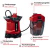 Akku-Schmutzwasserpumpe 'GE-DP 18/25 LL Li-Solo' 7000 l/h ohne Akku und Ladegerät
