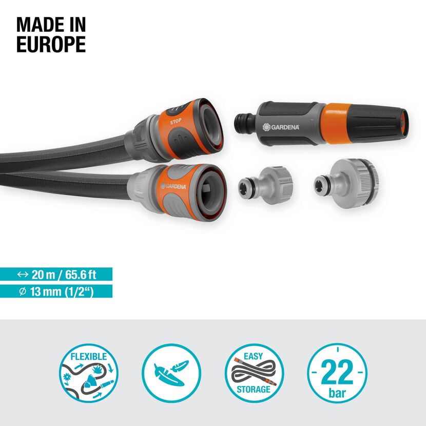 Gardena Textilschlauch LianoLife 1/2" 20m Set