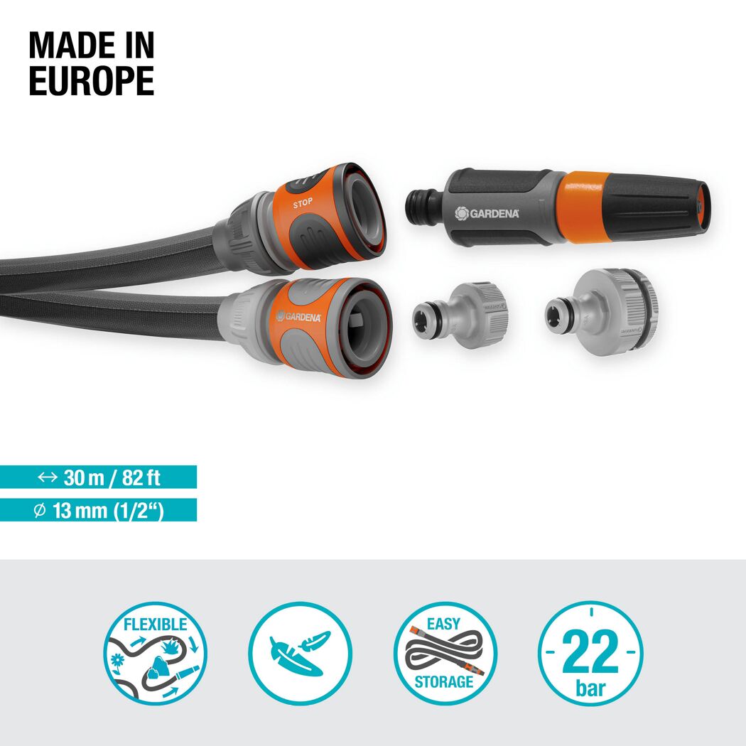 Gardena Textilschlauch LianoLife 1/2" 30m Set