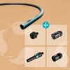 Gartenschlauch Set 'Ecoline' 5-teilig 13 mm (1/2') 20 m