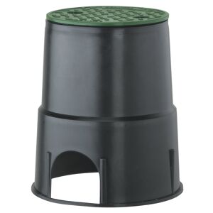 Ventilschacht schwarz/grün 20,5 cm