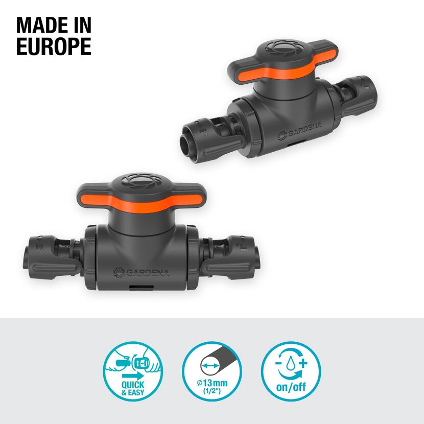 Regulier- & Absperrventil 'Micro-Drip-System' 1/2"