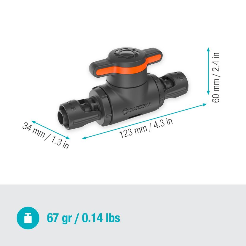 Regulier- & Absperrventil 'Micro-Drip-System' 1/2"