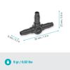 T-Stück 'Micro-Drip-System' 3/16'