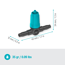 Reihentropfer 'Micro-Drip-System' 0 - 15 l/h