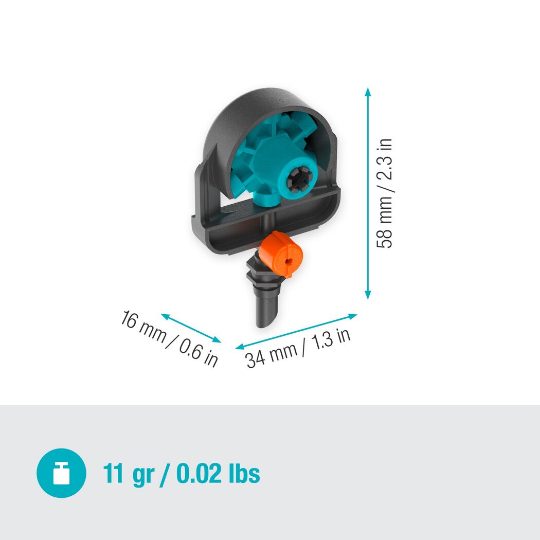 Sprühdüse 'Micro-Drip-System' 6 in 1
