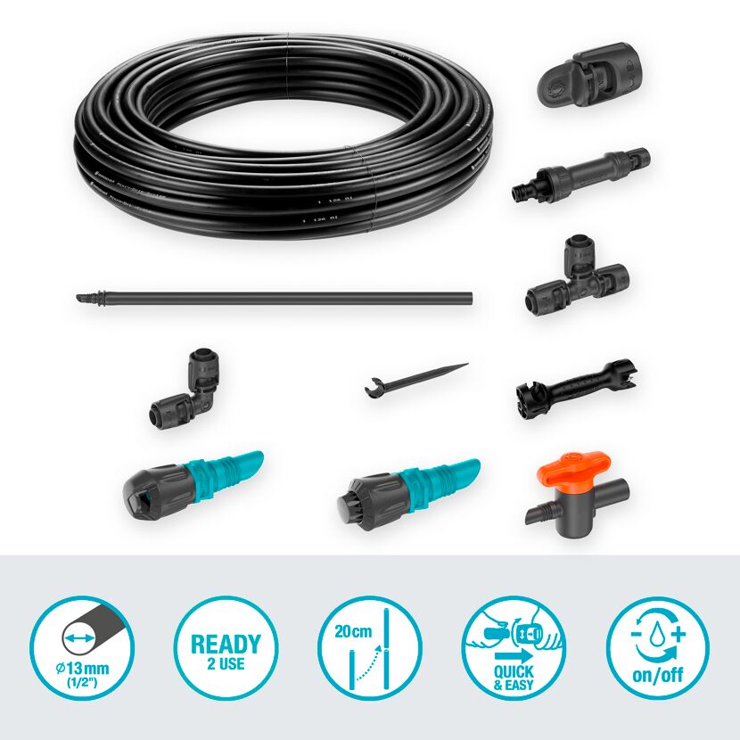 GARDENA Micro-Drip-System Set Gemüse- und Blumenbeet