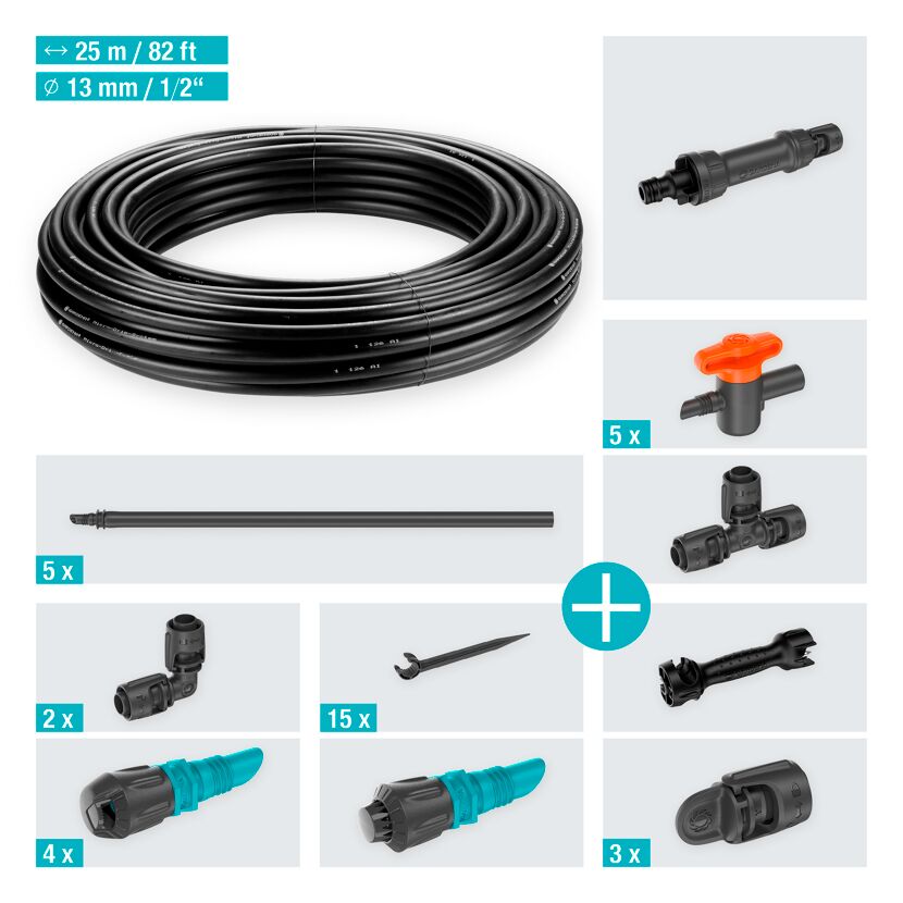 GARDENA Micro-Drip-System Set Gemüse- und Blumenbeet