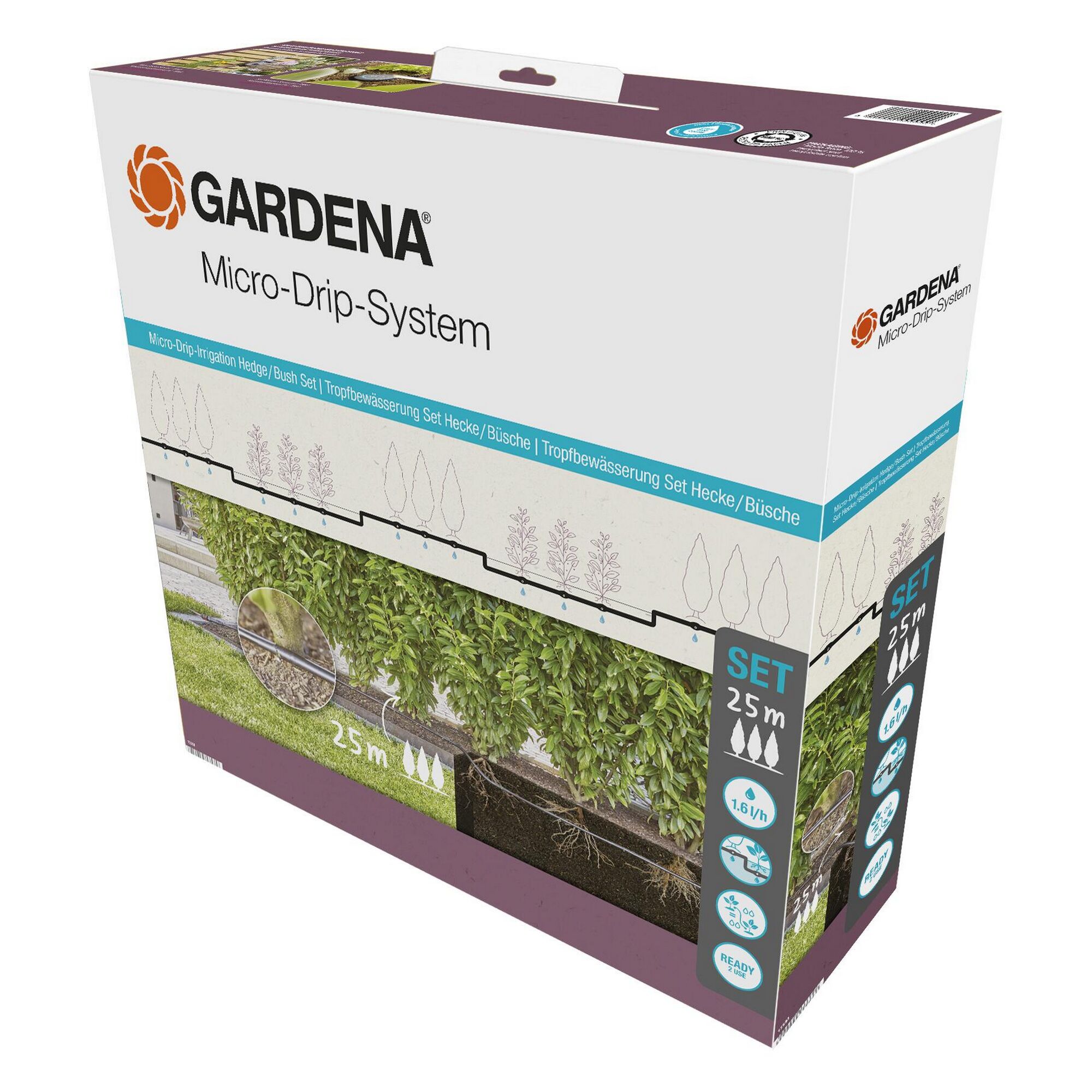 GARDENA Micro-Drip-System für Hecken und Sträucher