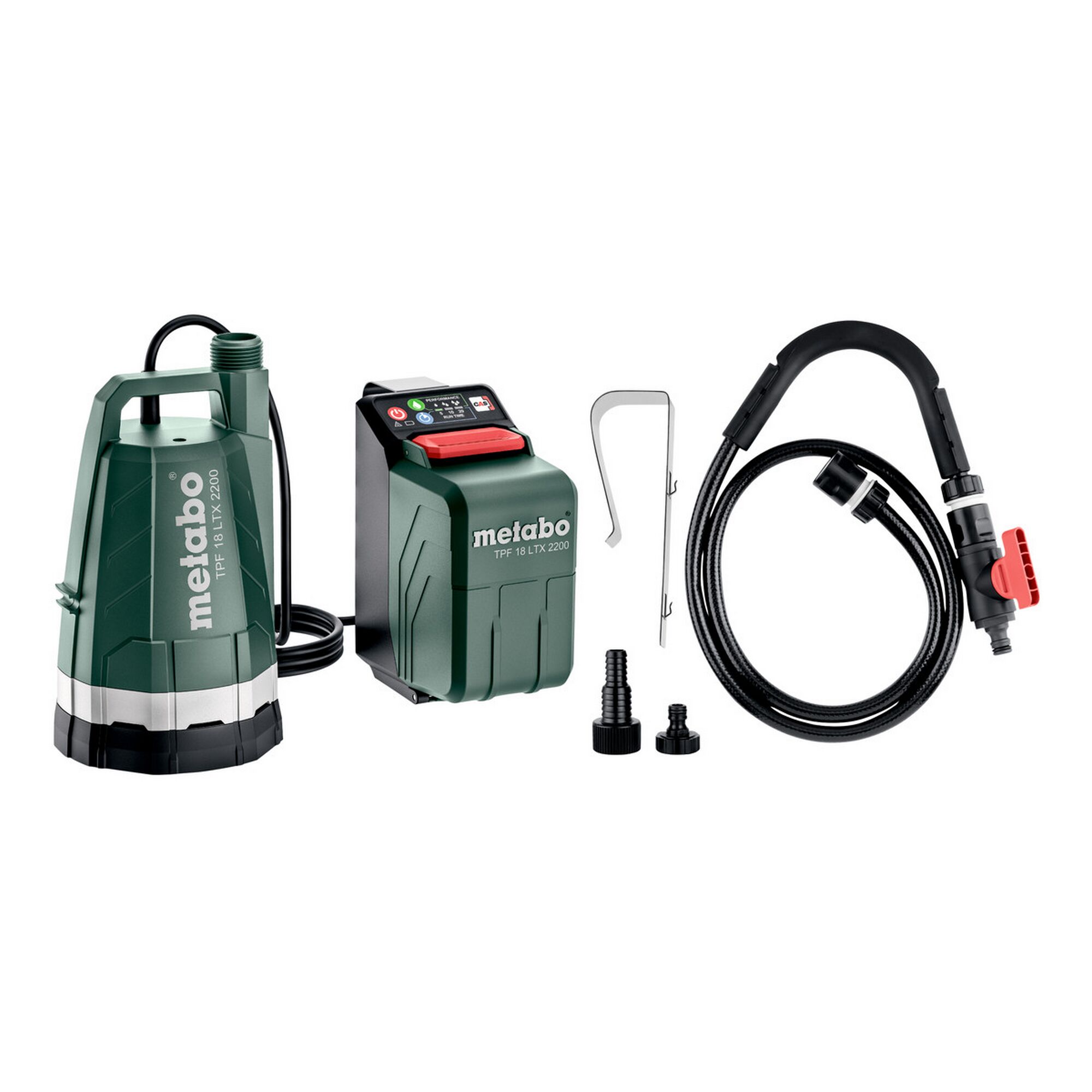 Metabo Akku-Tauchpumpe TPF 18 LTX 2200 mit Zubehör