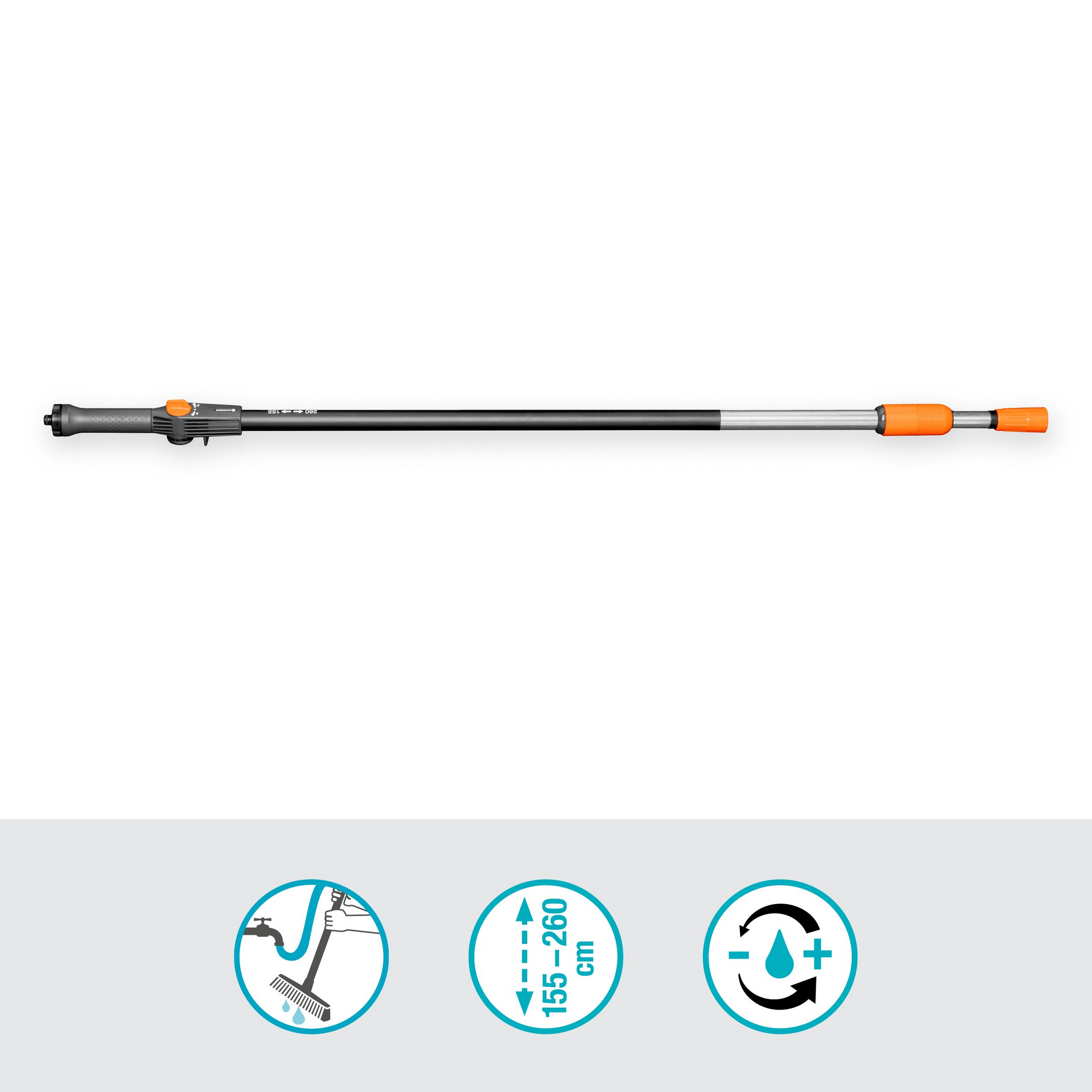 Teleskop-Stiel 'Cleansystem M-XL' 155-260 cm