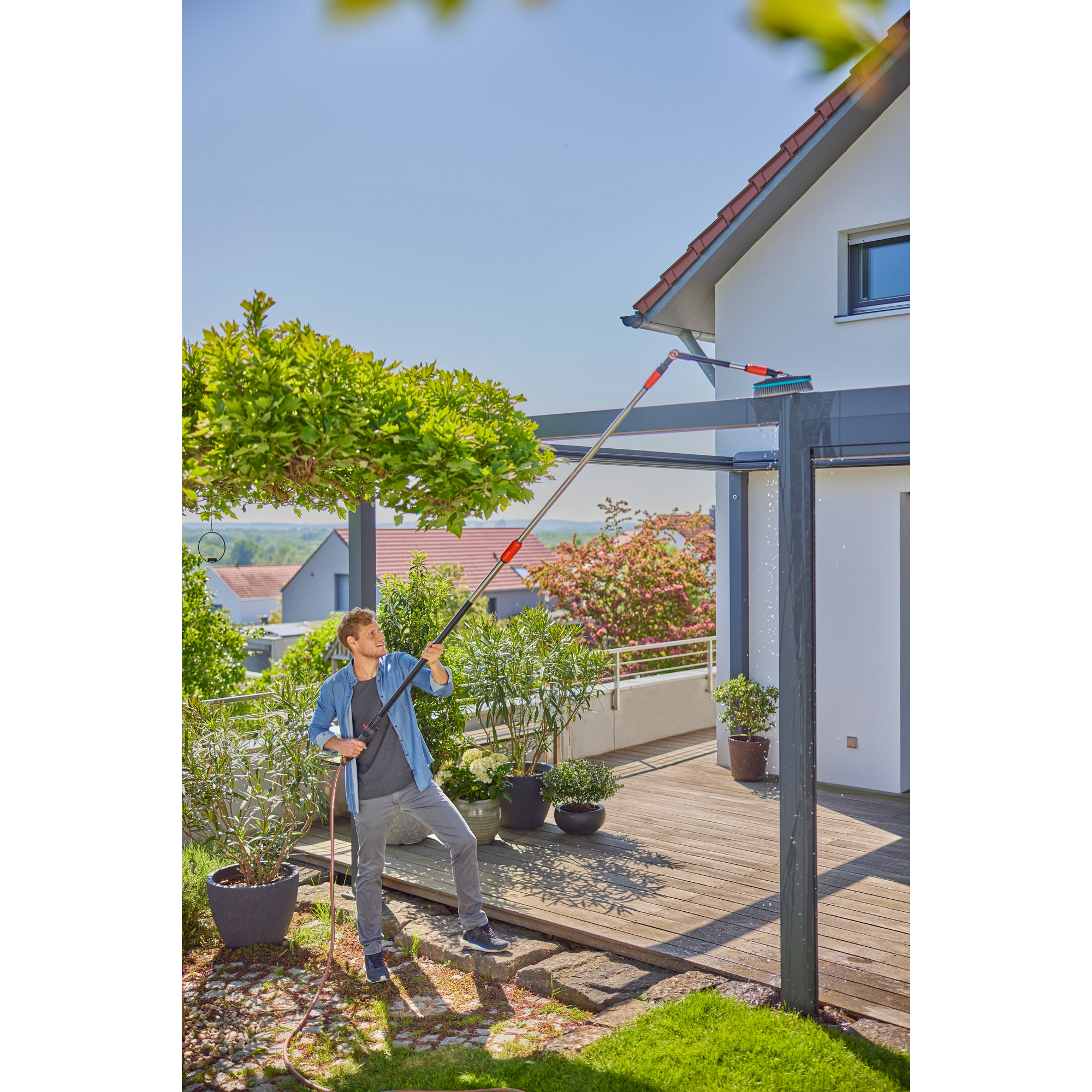 Stiel 'Cleansystem Flex' für Stielbürste 53,6 cm wasserführend