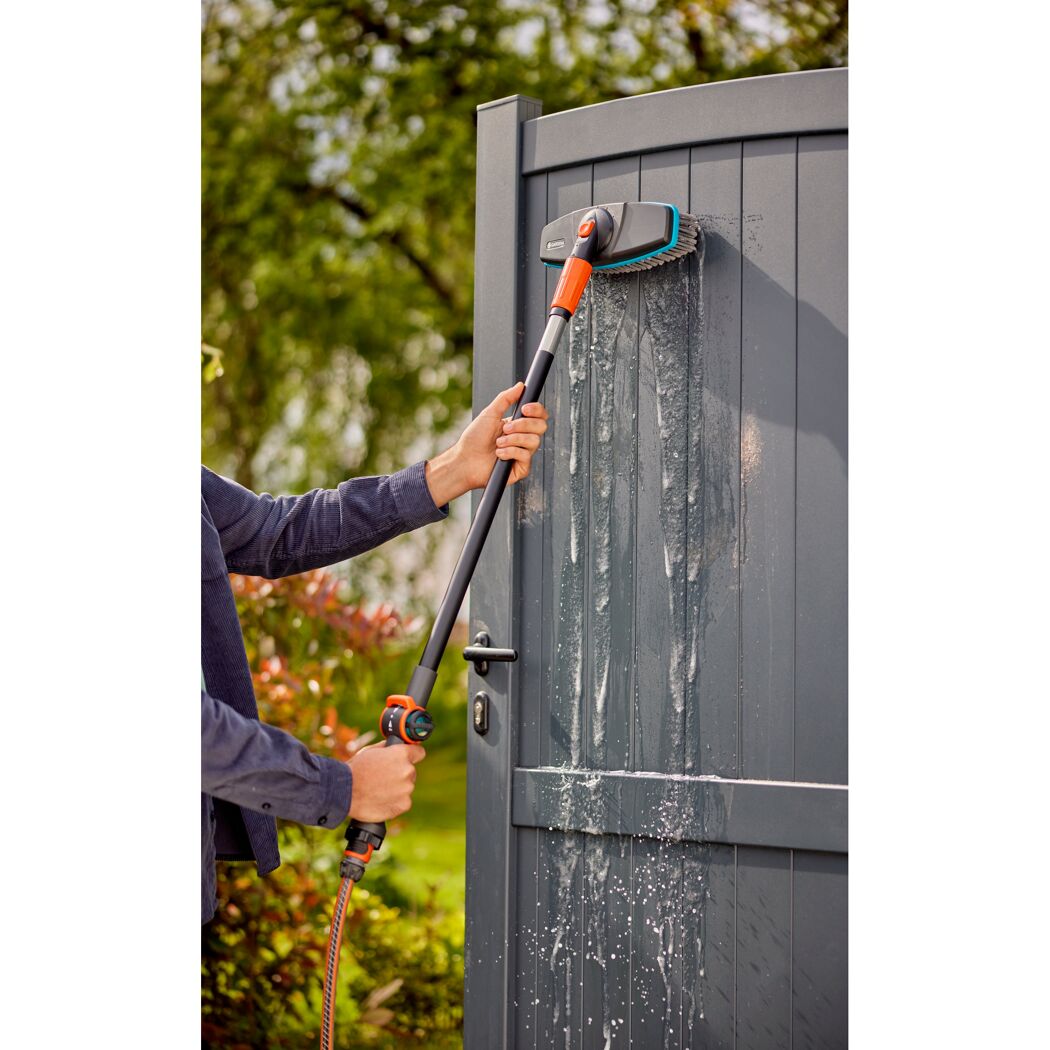 Wasch-Set 'Cleansystem S soft' mit Bürste und Stiel 101 cm