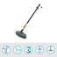 Wasch-Set 'Cleansystem hard' mit Bürste und Stiel M 163 cm