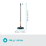 Wasch-Set 'Cleansystem hard' mit Bürste und Stiel M 163 cm