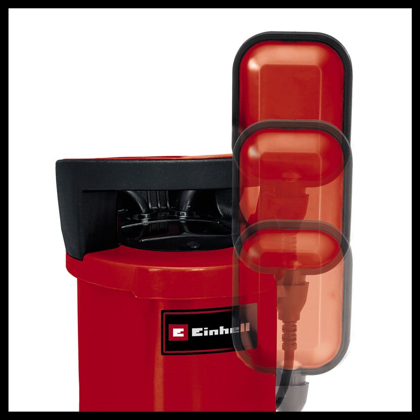 Einhell Klarwasserpumpe mit transparentem Gehäuse