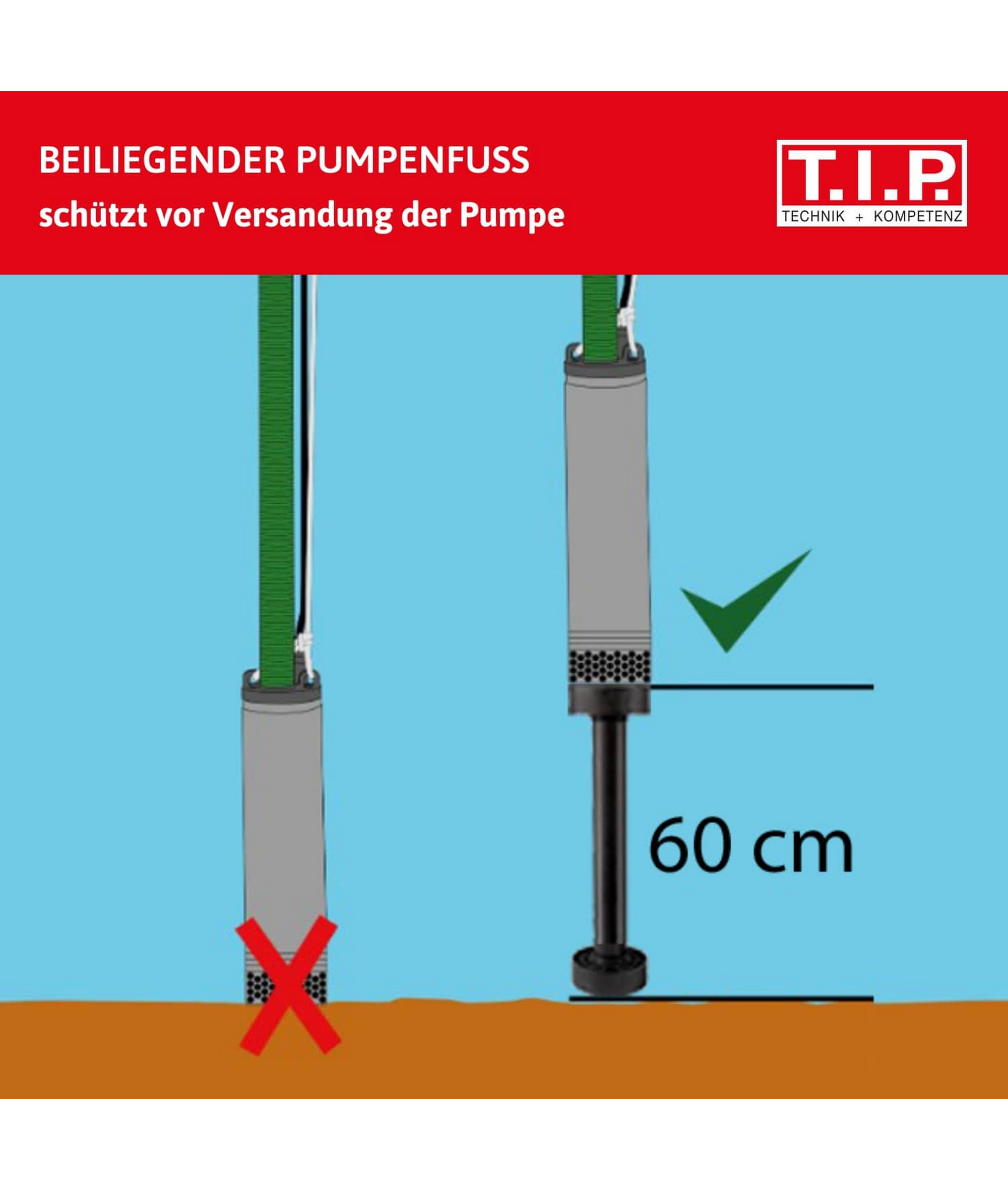 Tiefbrunnenpumpe 'BigWell 90-53' 5400l/h + product picture