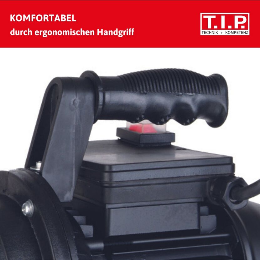 Ergonomischer Handgriff einer Gartenpumpe