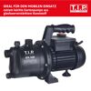 Schwarze Gartenpumpe T.I.P. GPK 3600