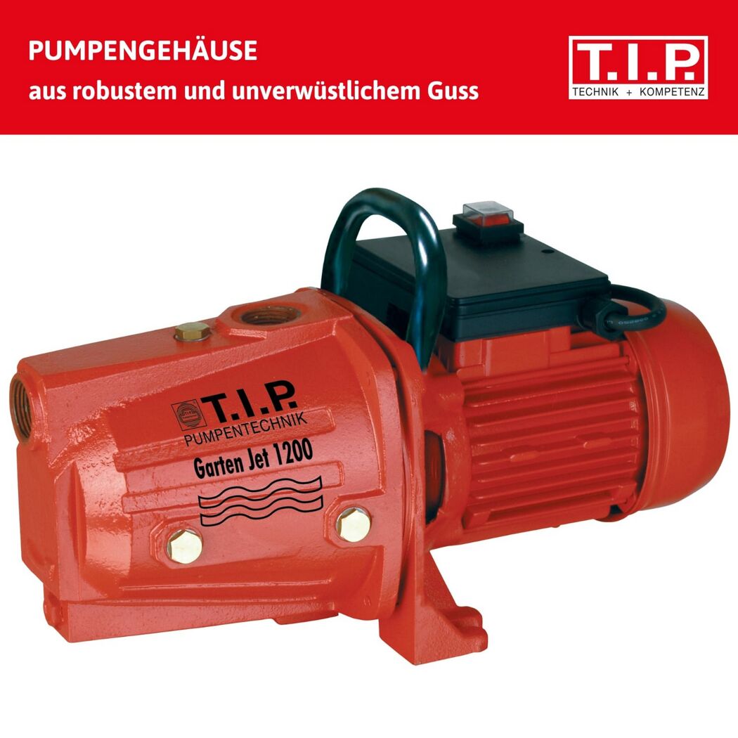 Rote Gartenpumpe Garten-Jet120