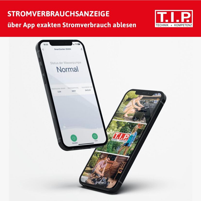 App zur Steuerung einer Gartenpumpe