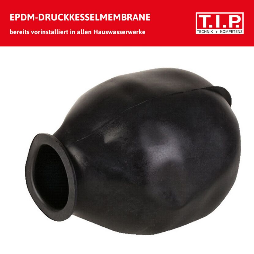 Schwarze EPDM-Druckkesselmembrane