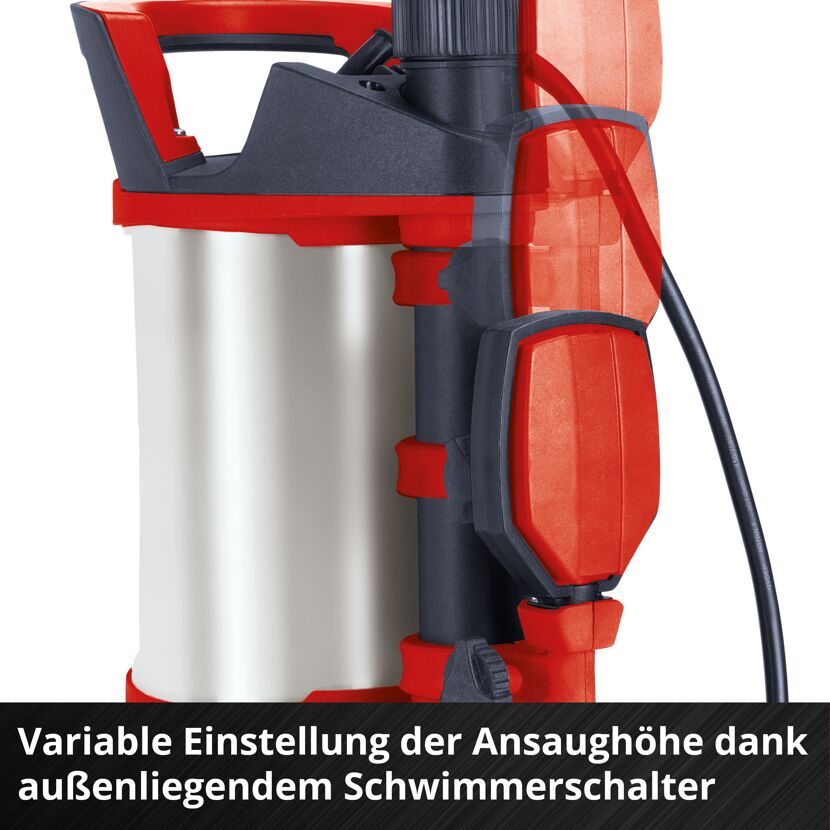 Gartenpumpe mit Schwimmerschalter