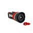 Schwarze Tauchpumpe mit roten Details