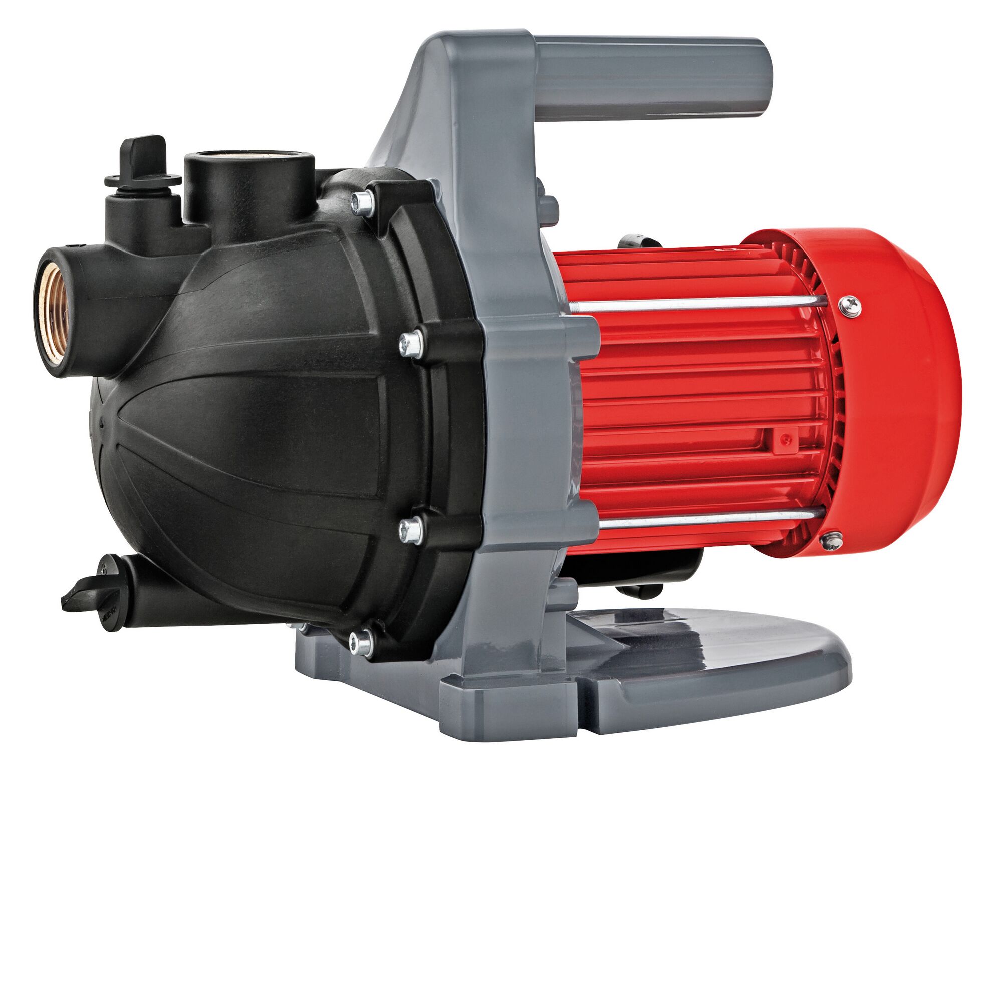 Gartenpumpe mit grauem Griff