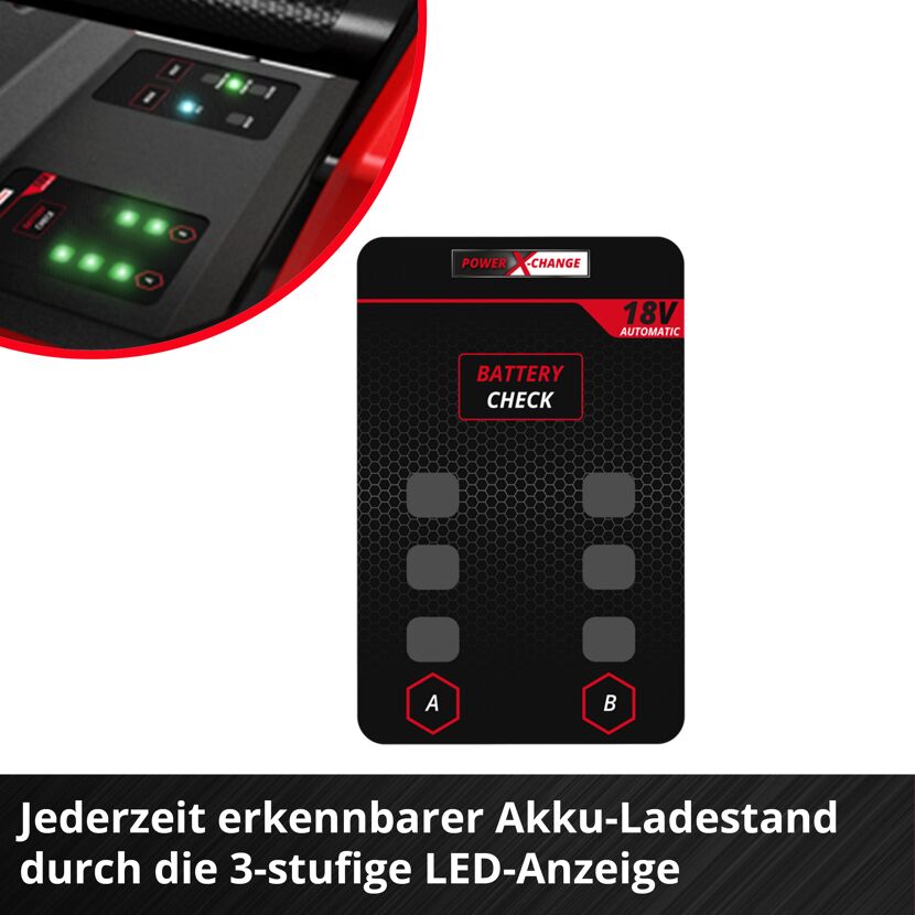Akku-Ladestandanzeige