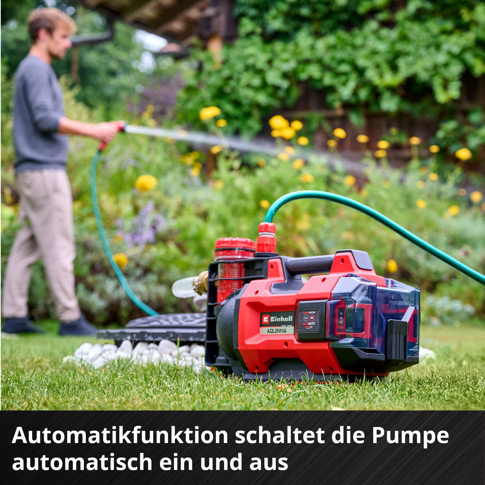 Akku-Gartenpumpe 'Aquinna 18/30' 3000 l/h, ohne Akku und Ladegerät + product picture