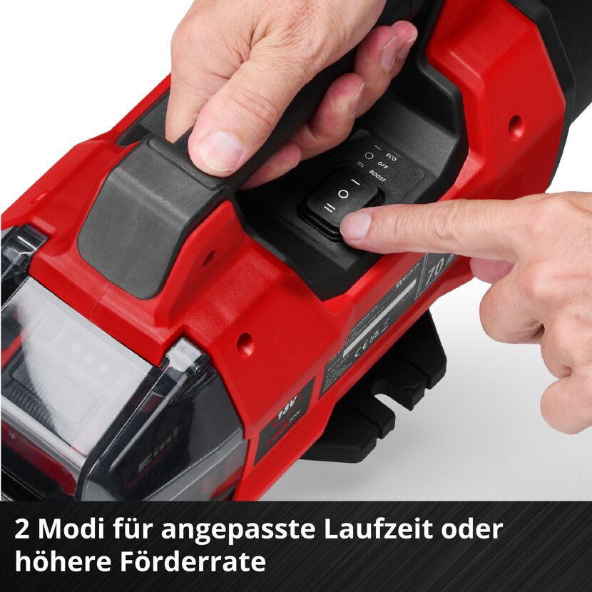 Akku-Gartenpumpe 'Aquinna 18/28' 2800 l/h, ohne Akku und Ladegerät