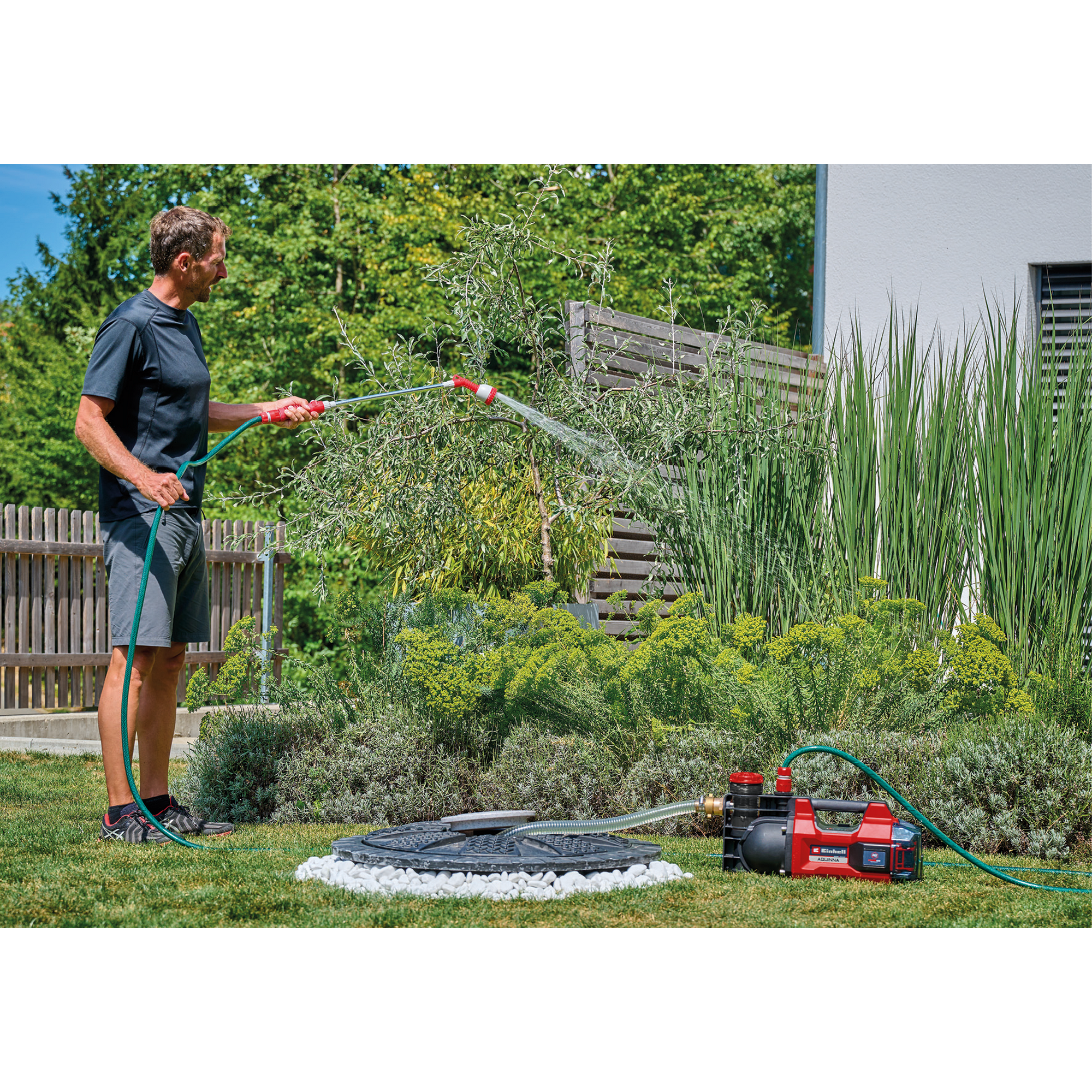 Akku-Gartenpumpe 'Aquinna 36/34' 3400 l/h, ohne Akku und Ladegerät